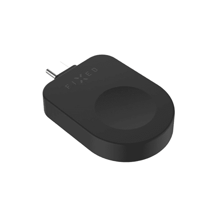 Fixed USB-C Charging Adapter for Apple Watch compatible with Powerstation Uni, Black