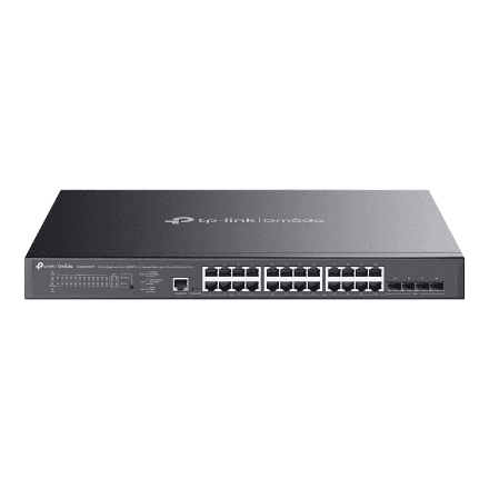 TP-LINK | Switch | SG3428XMPP Omada | Managed L2 | Rackmountable | Gigabit Ethernet (copper) ports quantity 24 | SFP+ ports quantity 4 | PoE+ ports quantity 16 & 8x PoE++