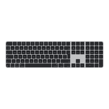 Apple Magic Keyboard with Touch ID and Numeric Keypad for Mac models with Apple silicon | Keyboard | Wireless | English | Black