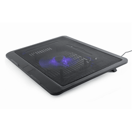 Gembird | Fits up to size 15 " | NBS-1F15-04 | Cooling Stand | Black