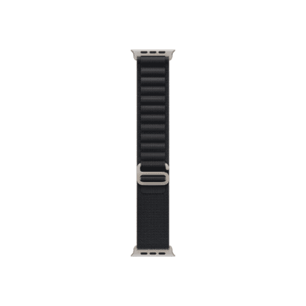 Apple 49mm Black Alpine Loop - Large - Natural Titanium Finish | Apple