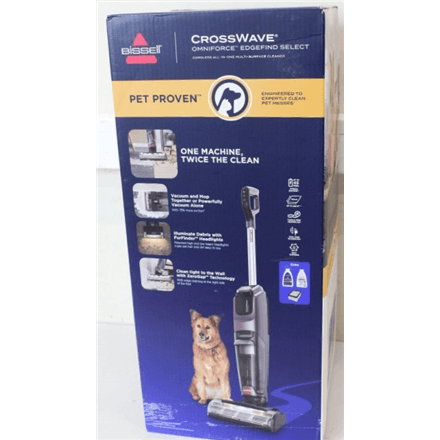 SALE OUT. | Bissell All-in One Multi-Surface Cleaner | CrossWave OmniForce EdgeFind Select | Cordless operating | Washing function | 25.9 V | Operating time (max) 45 min | Black/Silver | Warranty 24 month(s) | DAMAGED...