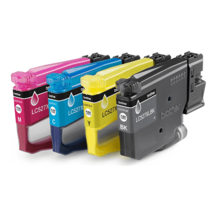 Brother LC527XLVAL High Yield Inkjet Cartridge Value Pack C/M/Y/K | Brother