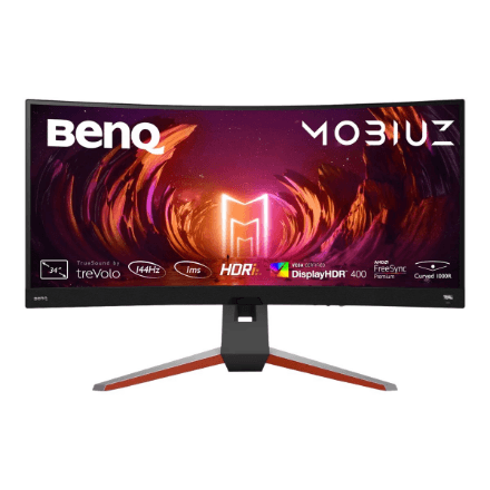 Benq | Curved Monitor | EX3410R | 34 " | VA | WQHD | 21:9 | 144 Hz | 2 ms | 3440 x 1440 | 400 cd/m² | HDMI ports quantity 2 | Warranty 36 month(s)
