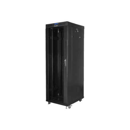 Lanberg | Rack cabinet 19" free-standing 37U/800x1000 (flat pack) with glass door, LCD | FF01-8037-12BL | Black