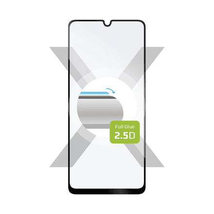 Fixed Screen Protector | Realme | C61/C63/Note 60 | Tempered Glass | Black | Full Cover 2.5D