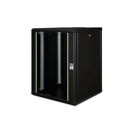 Digitus Wall Mounting Cabinet Unique Series | DN-19 16U-6/6-SW | 82 x 60 x 60 cm | Black