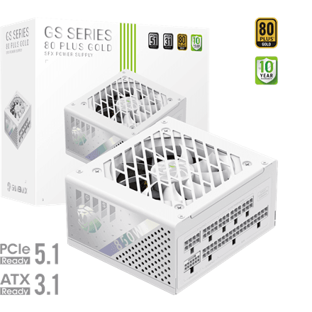 Gamemax PSU | GS 850G WH | 850 W | SFX | White | Full Modular