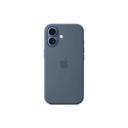 Apple iPhone 17 Silicone Case with MagSafe - Anchor Blue | Apple