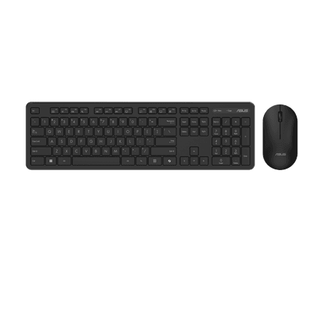 Asus CW100 | Keyboard and Mouse Set | Wireless | Russian | Black