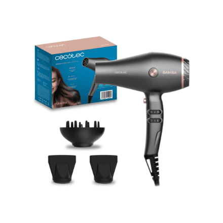 Cecotec Hair dryer | IoniCare Harmony | 2600 W | Number of temperature settings 3 | Ionic function | Grey | Diffuser nozzle