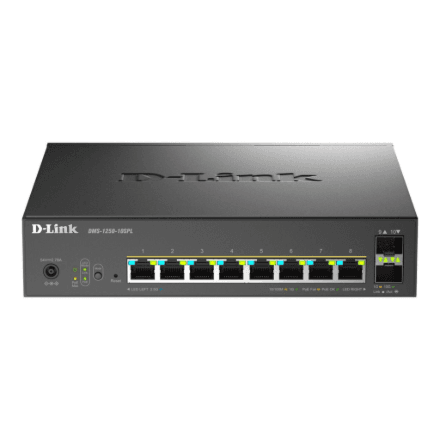D-LINK DMS-1250-10SPL/E 8-Port Multi-Gigabit Smart Managed Switch | D-Link