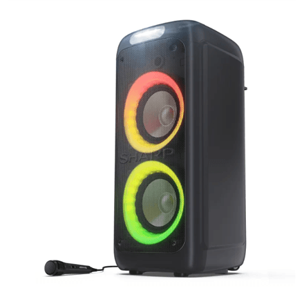 Sharp PS-949 Party Speaker with Built-in Battery | Sharp | Party Speaker | PS-949 XParty Street Beat | 132 W | Waterproof | Bluetooth | Wireless connection | Portable | Black