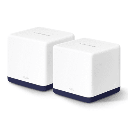 Mercusys | AC1900 Whole Home Mesh Wi-Fi System | Halo H50G (2-Pack) | 802.11ac | 600+1300 Mbit/s | Ethernet LAN (RJ-45) ports 3 | Mesh Support Yes | MU-MiMO Yes | No mobile broadband