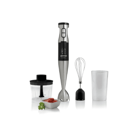 Gorenje Hand blender | HBX1000E | Hand Blender | 1000 W | Jar material Plastic | Jar capacity 0.5 L | Black