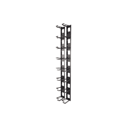 APC Vertical Cable Organizer, 8 Cable Rings, Zero U | Schneider Electric