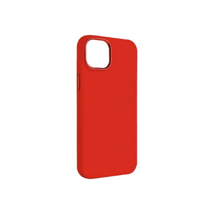 Fixed | MagFlow | Back cover | Apple | iPhone 15 Plus | Liquid silicon | Red