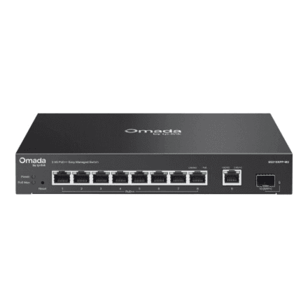TP-Link ES210XPP-M2 Omada 8-Port 2.5G + 2-Port 10G Easy Managed Switch with 8-Port PoE++ | TP-LINK