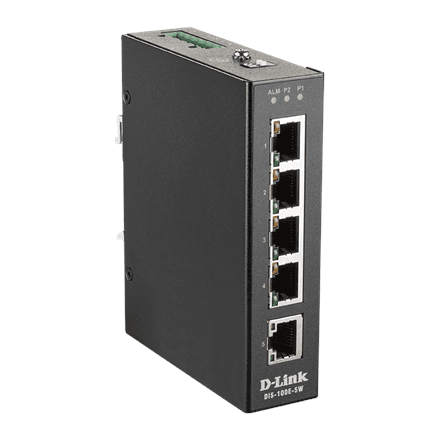 D-Link | Industrial Fast Ethernet Switch | DIS-100E-5W | Unmanaged | Wall mountable | 60 month(s)
