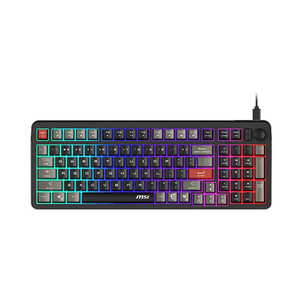 MSI FORGE GK110 US | Gaming keyboard | Wired | US | Membrane | Black
