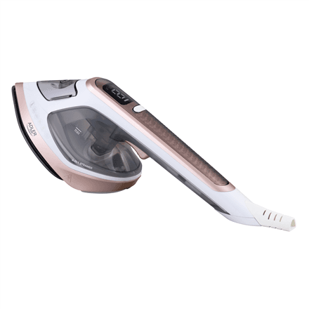 Adler 2in1 Garment Steamer and Iron | AD 5044 | Handheld | 1400 W | 0.18 L | 25 g/min | White/Gold