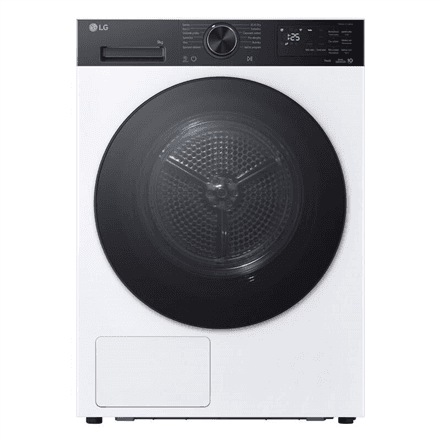 LG Dryer Machine | RHX5009TKB | Energy efficiency class Class B | Front loading | 9 kg | Digital | Heat pump | Depth 66 cm | Wi-Fi | White