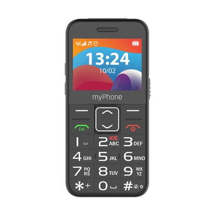myPhone HALO | 3 LTE | Black | 2.4 " | IPS | 48 MB | 128 MB | Dual SIM | Nano SIM | 3G | Bluetooth | 2.1 | USB version Type-C | Built-in camera | Main camera resolution 0.3 MP | 1400 mAh
