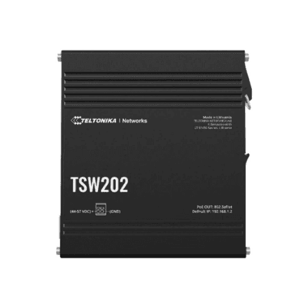 Teltonika | Switch, 8 ports | TSW202 | L2 managed | Wall-mountable | SFP ports quantity 2