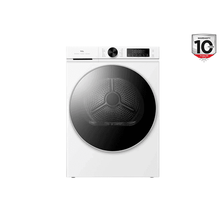 Dryer Machine | DP0844WE0 | TCL Front loading | Energy efficiency class E | 8 kg | LED | Heat pump | Depth 59.3 cm | White