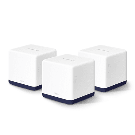 Mercusys | AC1900 Whole Home Mesh Wi-Fi System | Halo H50G (3-Pack) | 802.11ac | 1300+600 Mbit/s | Ethernet LAN (RJ-45) ports 3 | Mesh Support Yes | MU-MiMO Yes | No mobile broadband