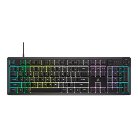 Corsair K55 CORE RGB | Gaming keyboard | Wired | NA | Black
