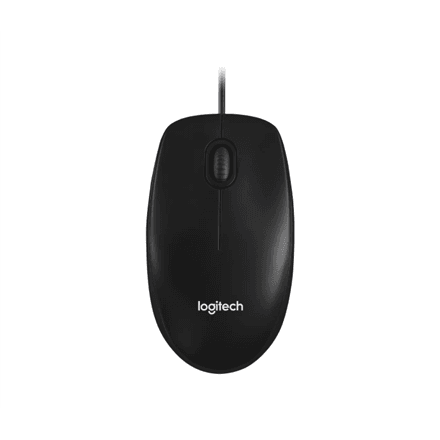 Logitech | Mouse | M100 | Optical mouse | Optical | Wired | Black
