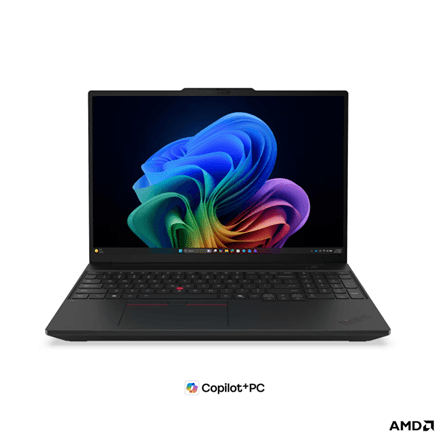 Lenovo ThinkPad T16 G5 AMD | Black | 16 " | IPS | WUXGA | 1920 x 1200 pixels | Anti-glare | AMD Ryzen AI 5 PRO | 440 | 16 GB | SODIMM DDR5 | Solid-state drive capacity 512 GB | AMD Radeon 840M Graphics | Windows 11 Pr...