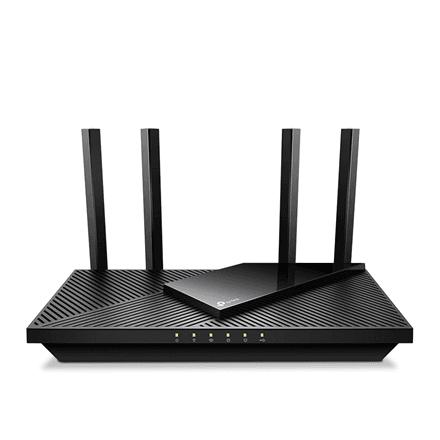 TP-LINK | AX3000 Dual Band Gigabit Wi-Fi 6 Router | Archer AX55 Pro | 802.11ax | 574+2402 Mbit/s | 10/100/1000 Mbit/s | Ethernet LAN (RJ-45) ports 3 | Mesh Support Yes | MU-MiMO Yes | No mobile broadband | Antenna typ...