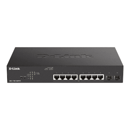 D-Link | 10-Port PoE+ Gigabit Smart Managed Switch | DGS-1100-10MPV2/E | Managed