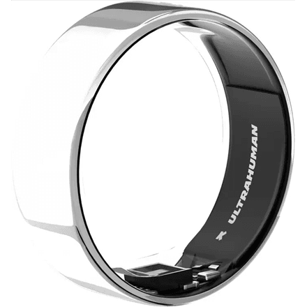 Ultrahuman | Ring Air | Space Silver | Size 5 | Smart Ring