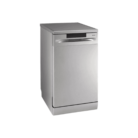 Gorenje Dishwasher | GS520E15S | Free standing | Width 45 cm | Number of place settings 9 | Number of programs 5 | Energy efficiency class E | Display | AquaStop function | Grey