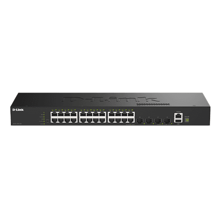 D-Link | DGS-1530-28/E | 24-Port Gigabit Stackable Smart Managed Switch | Desktop/Rackmountable | Managed | Power supply type AC 100-240 V, 50/60 Hz