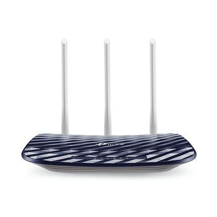 TP-LINK | Router | Archer C20 | 802.11ac | 300+433 Mbit/s | 10/100 Mbit/s | Ethernet LAN (RJ-45) ports 4 | Mesh Support No | MU-MiMO No | No mobile broadband | Antenna type 3xExternal | No