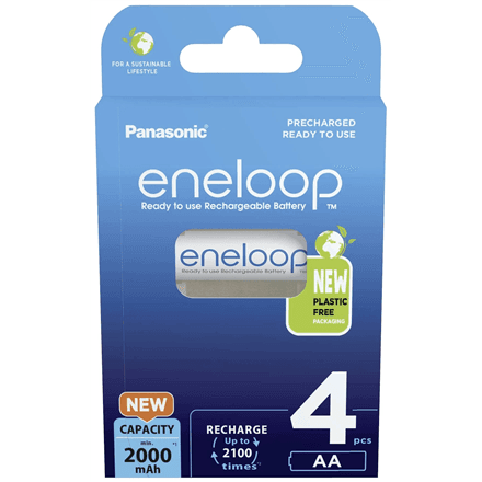 Panasonic | Rechargeable Batteries | ENELOOP BK-3MCDE/4BE | AA | 2000 mAh | 4 pc(s)