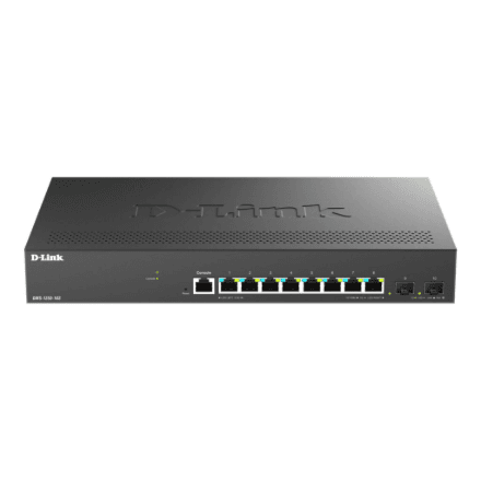 D-LINK DMS-1250-10S/E 10-Port 2.5G Smart Managed Fiber Switch | D-Link