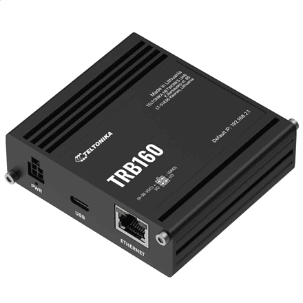 Teltonika | LTE Router | TRB160 | No Wi-Fi | 10/100/1000 Mbit/s | Ethernet LAN (RJ-45) ports 1 | Mesh Support No | MU-MiMO No | 4G | 1