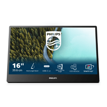 Philips | 16B1P3302D/00 | 16 " | IPS | 75 Hz | 4 ms | 1920 x 1080 pixels | 250 cd/m²