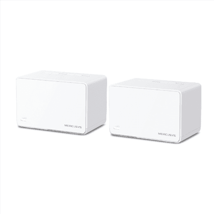 Mercusys | AX3000 Whole Home Mesh WiFi 6 System with PoE | Halo H80X (2-Pack) | 802.11ax | 574+2402 Mbit/s | 10/100/1000 Mbit/s | Ethernet LAN (RJ-45) ports 3 | Mesh Support Yes | MU-MiMO Yes | No mobile broadband | A...