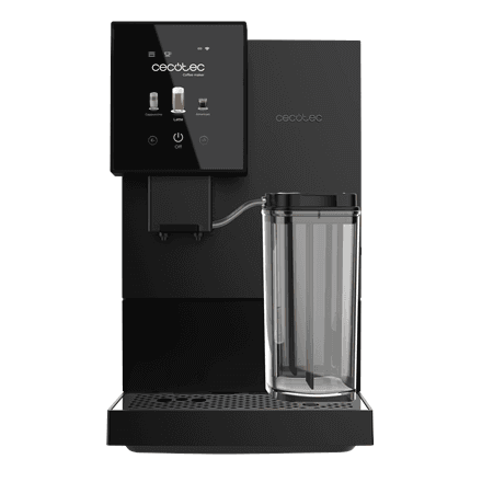 Cecotec Coffee Maker | Cremmaet Compactccino Connected | Pump pressure 19 bar | Built-in milk frother | Super-automatic | Black