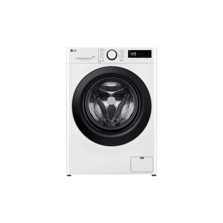 LG | Washing machine with dryer | F4DR509SBW | Energy efficiency class A | Front loading | Washing capacity 9 kg | 1400 RPM | Depth 55 cm | Width 60 cm | Display | Rotary knob + LED | Drying system | Drying capacity 6...
