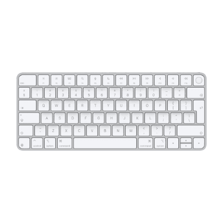 Apple Magic Keyboard with Touch ID for Mac models | MXCK3Z/A | Compact Keyboard | Wireless | Bluetooth | EN | White