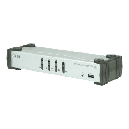 Aten | 4-Port USB 3.0 DisplayPort KVMP Switch (Cables included) | CS1914
