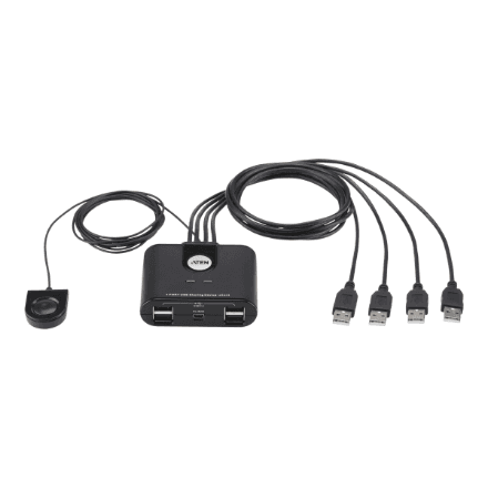 Aten 4-Port USB 2.0 Peripheral Sharing Device | Aten | 4 x 4 USB 2.0 Peripheral Sharing Switch