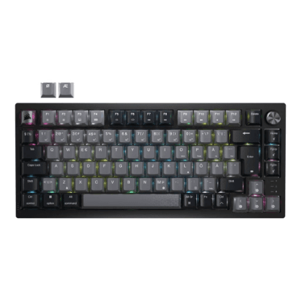 Corsair Keyboard | K65 PLUS | Mechanical Gaming Keyboard | Wireless | Nordic | CORSAIR MLX Red | Black